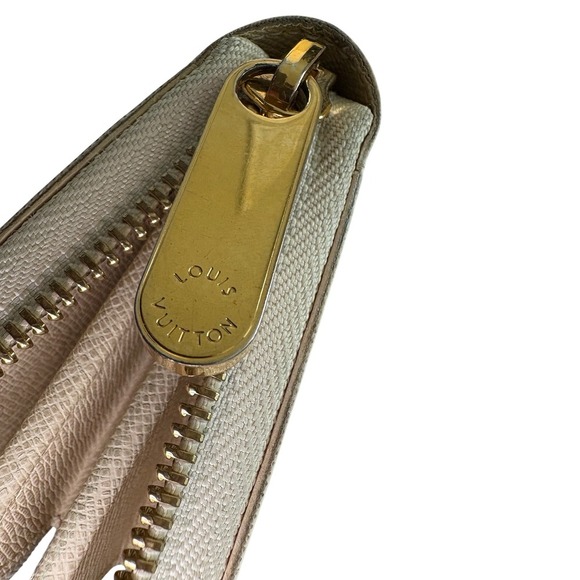 Louis Vuitton Damier Azur Canvas Zippy Wallet With Box Good Pre-Owned Condition - Picture 13 of 16